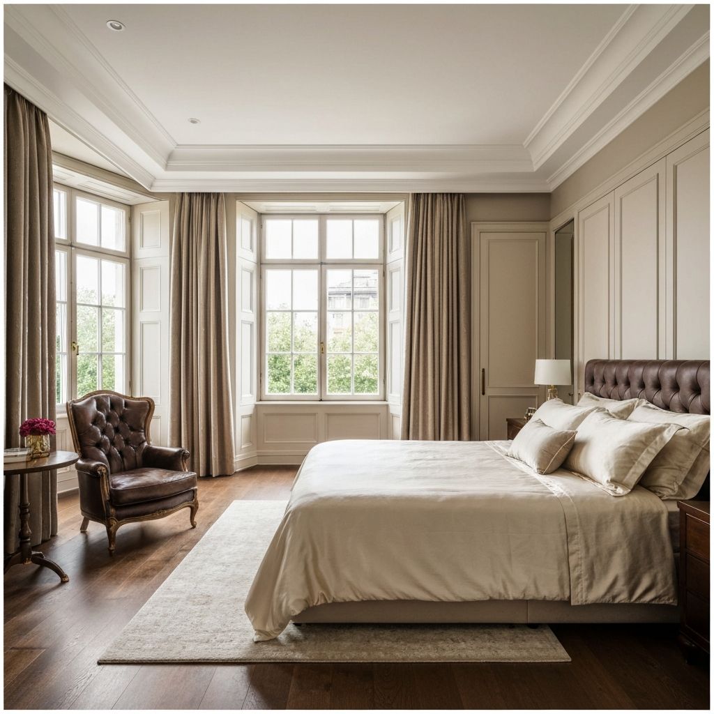 Elegancka sypialnia Warszawa - PROFESA BUD - Remonty sypialni